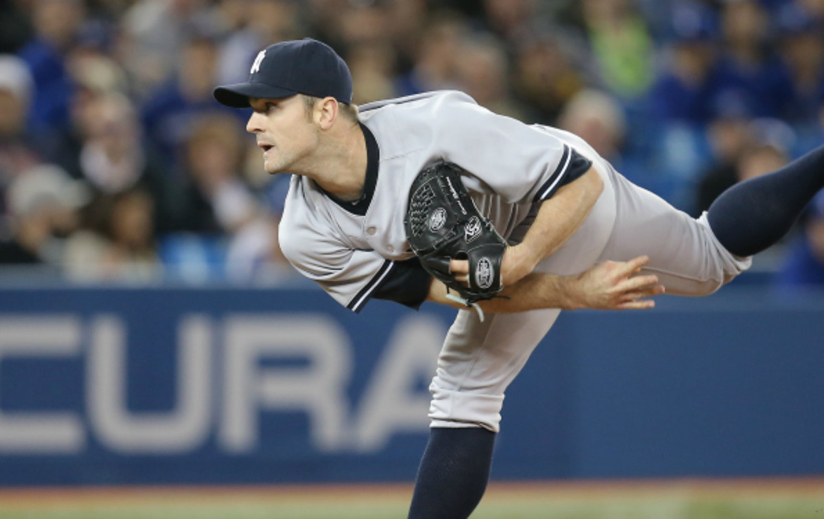Yankees closer David Robertson alreay has two saves this season.(Tom Szczerbowski/Getty Images)