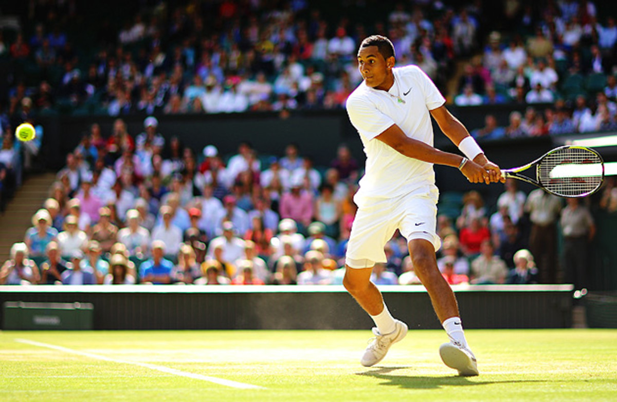 Nick Kyrgios scored the win of his career when he knocked out two-time Wimbledon champion Rafael Nadal in the fourth round.