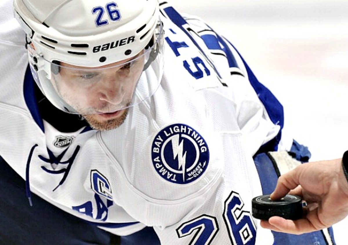 Martin St. Louis of the Tampa Bay Lightning