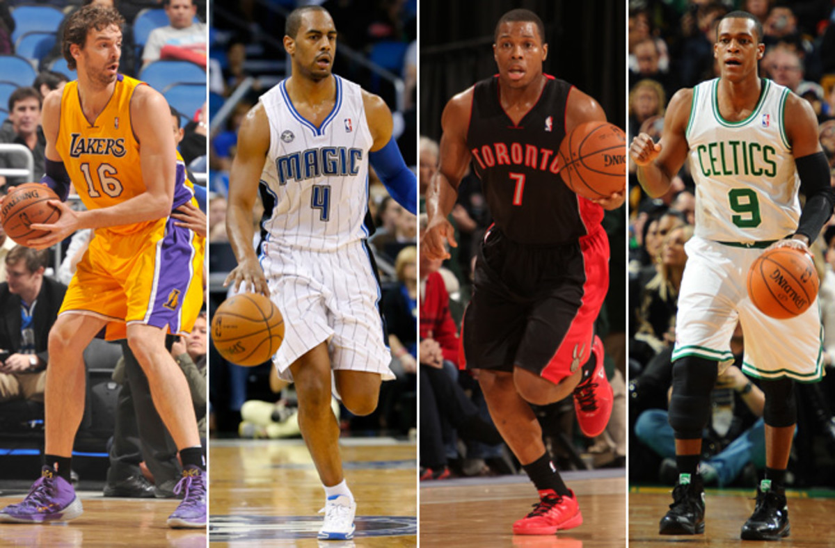 Pau Gasol, Arron Afflalo, Kyle Lowry and Rajon Rondo are among the deadline's rumored trade targets.