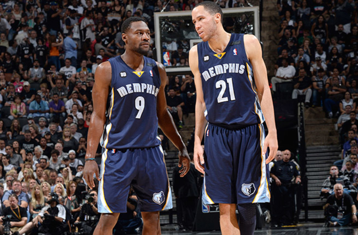 The Grizz are aggressively looking to move Tayshaun Prince (right) and also willing to deal Tony Allen.