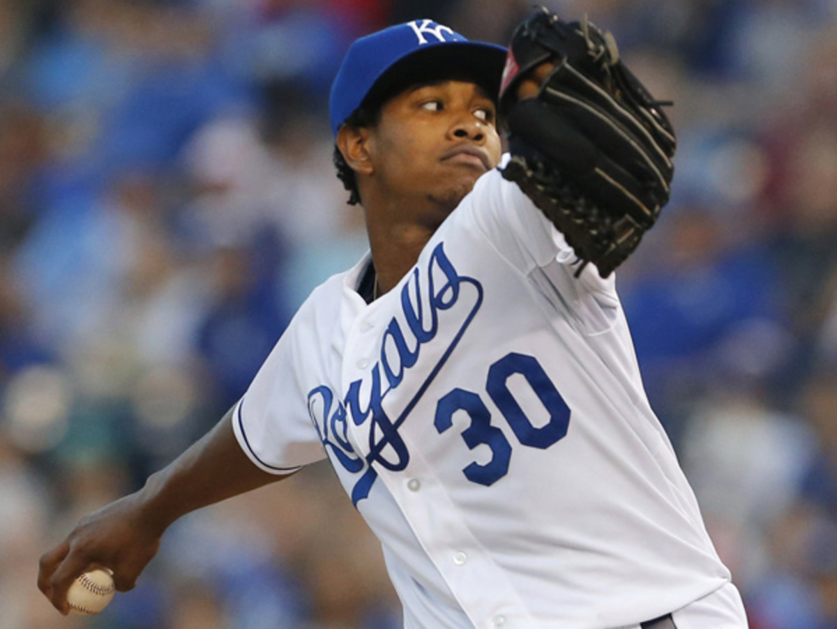 Yordano Ventura won the Royals' fifth starter job with a sensational spring. (Orlin Wagner/AP)