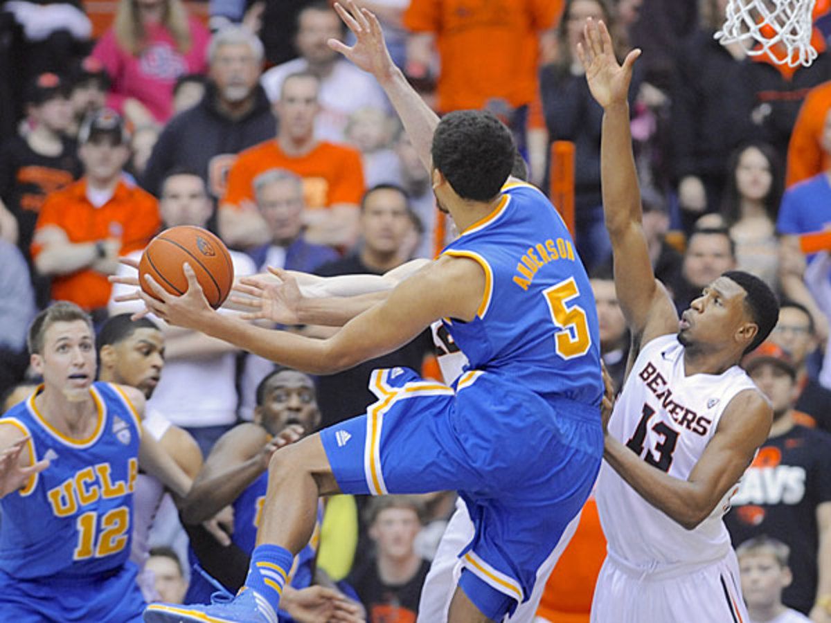 Kyle Anderson's 18 points and nine rebounds weren't enough to get UCLA past Oregon State. (Greg Wahl-Stephens/AP)