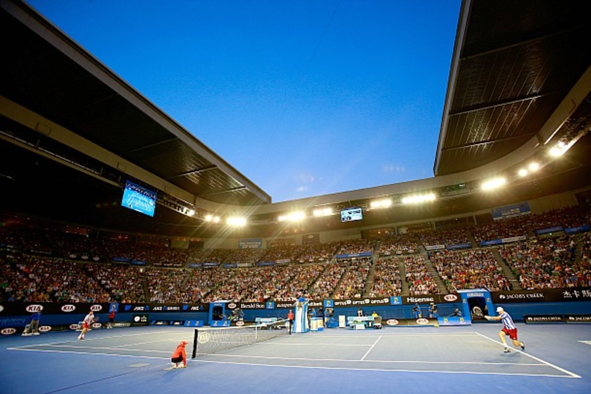 It's a beautiful night in Melbourne. (Scott Barbour/Getty Images)
