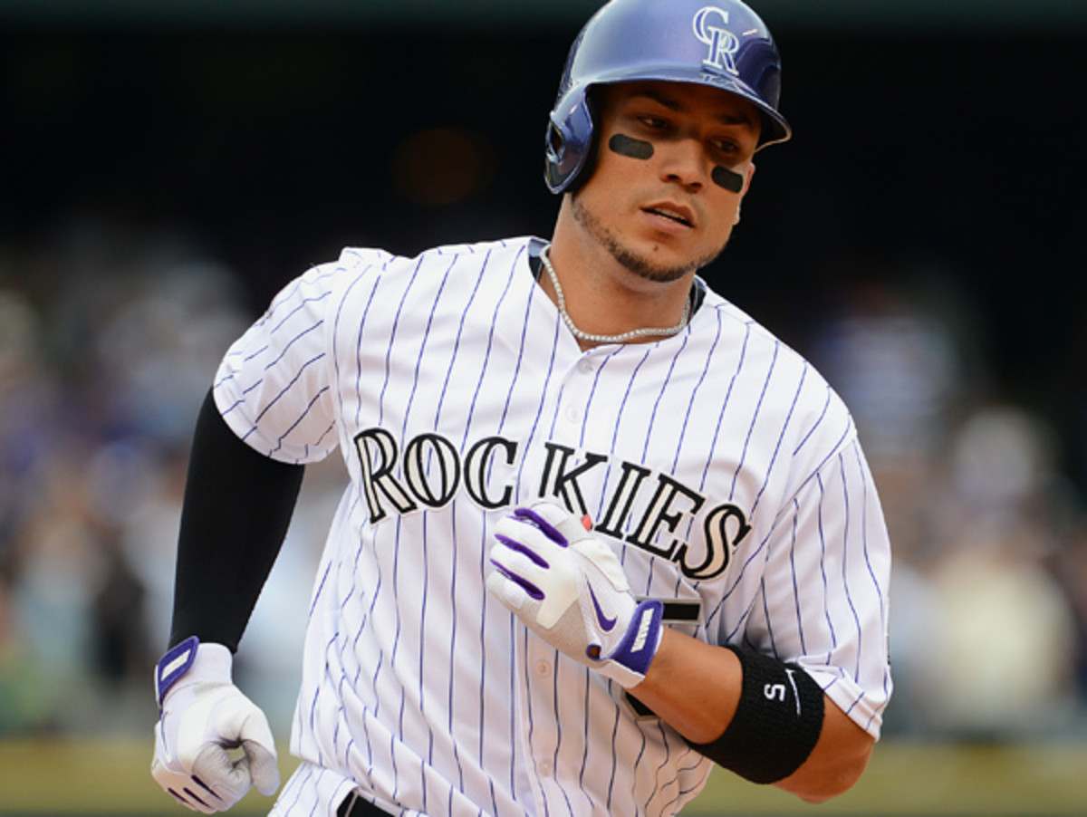 Carlos Gonzalez TK (Garrett Ellwood/Getty Images)