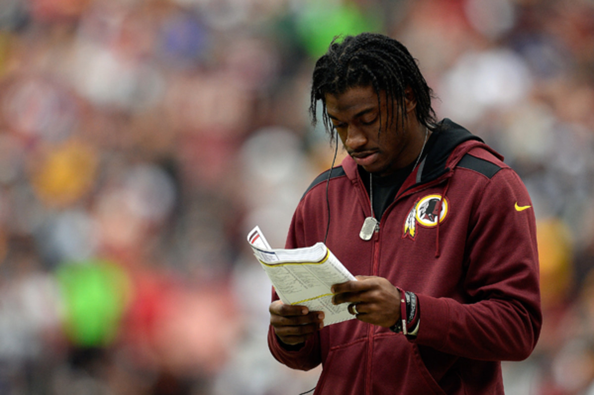 After a disappointing 2013 season, Robert Griffin III hasn't wasted any time getting in the mood for 2014.