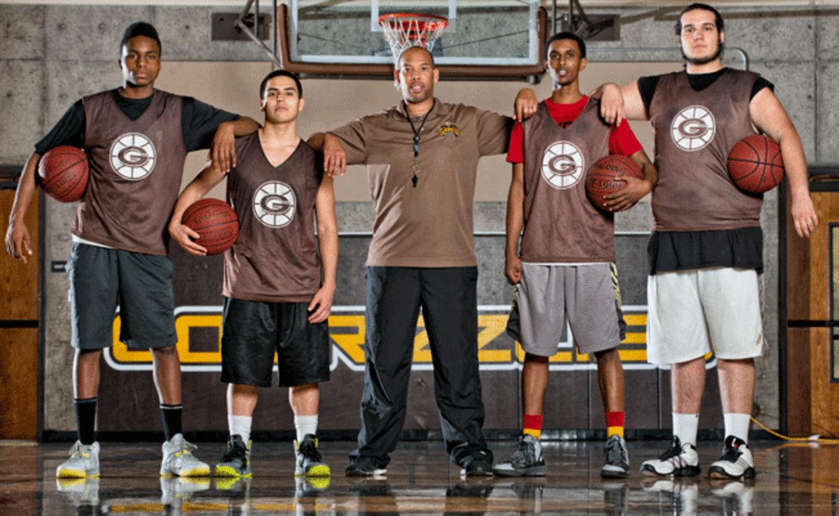 As juniors and seniors this season (from left to right) David Awolowo, Jonathan Chavez, Mohamed Ali and Mel Sotelo have reaped the benefits of having stood by coach Mike Allen in 2011-12.