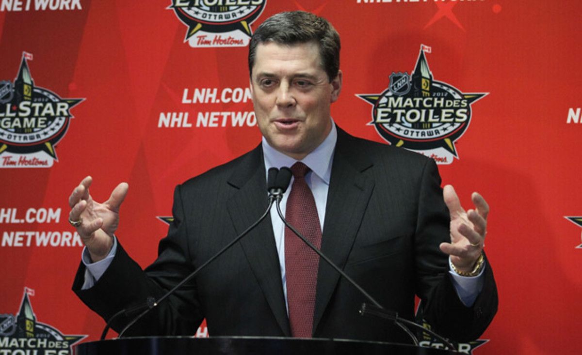 Pat LaFontaine was hired by the Sabres in November, but abruptly left to return to his former role with the NHL.