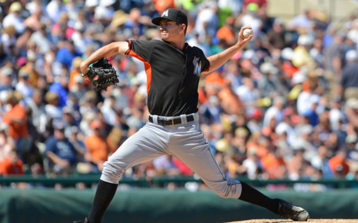 Andrew Heaney was drafted by the Marlins in the first round of the 2012 draft. (Mark Cunningham/Getty Images)
