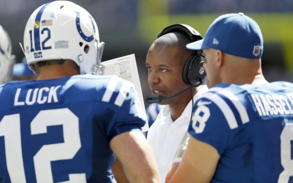 Under Pep Hamilton, the Colts offense averaged 24 points a game in 2013.  Sam Riche/MCT via Getty Images)