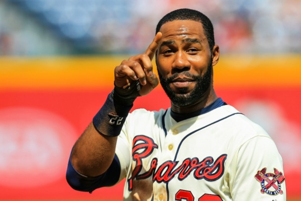 The Braves avoided arbitration with Gold Glove winner Jason Heyward(Daniel Shirley/Getty Images)