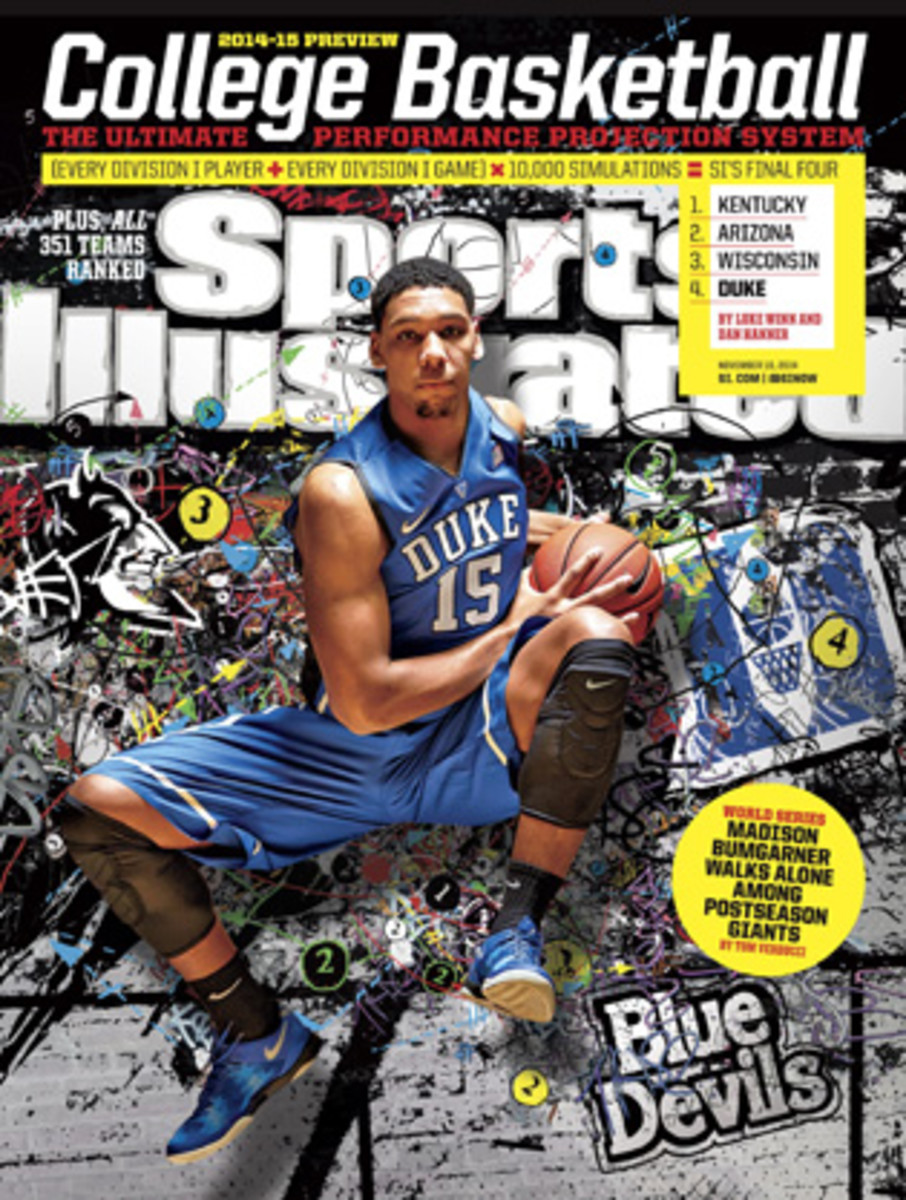 Jahlil Okafor appeared on one of SI's college basketball preview regional covers.