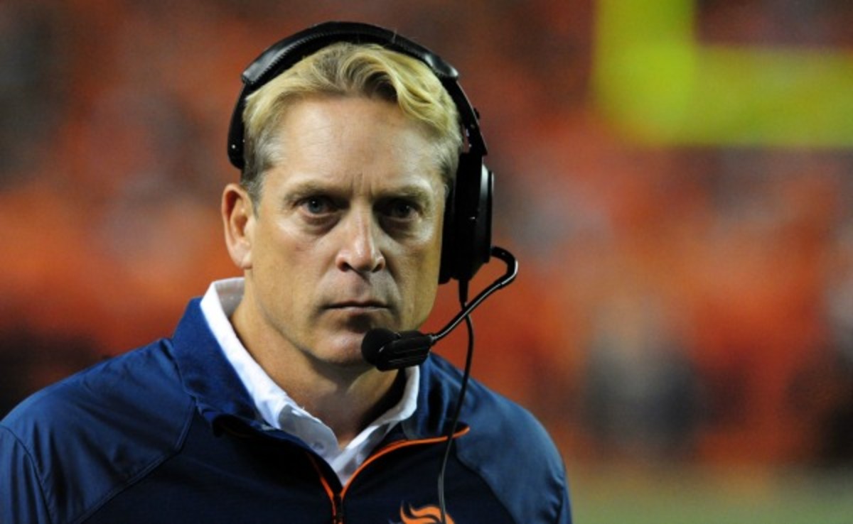 Broncos defensive coordinator Jack Del Rio has head coaching experience. (Steve Dykes/Getty Images)