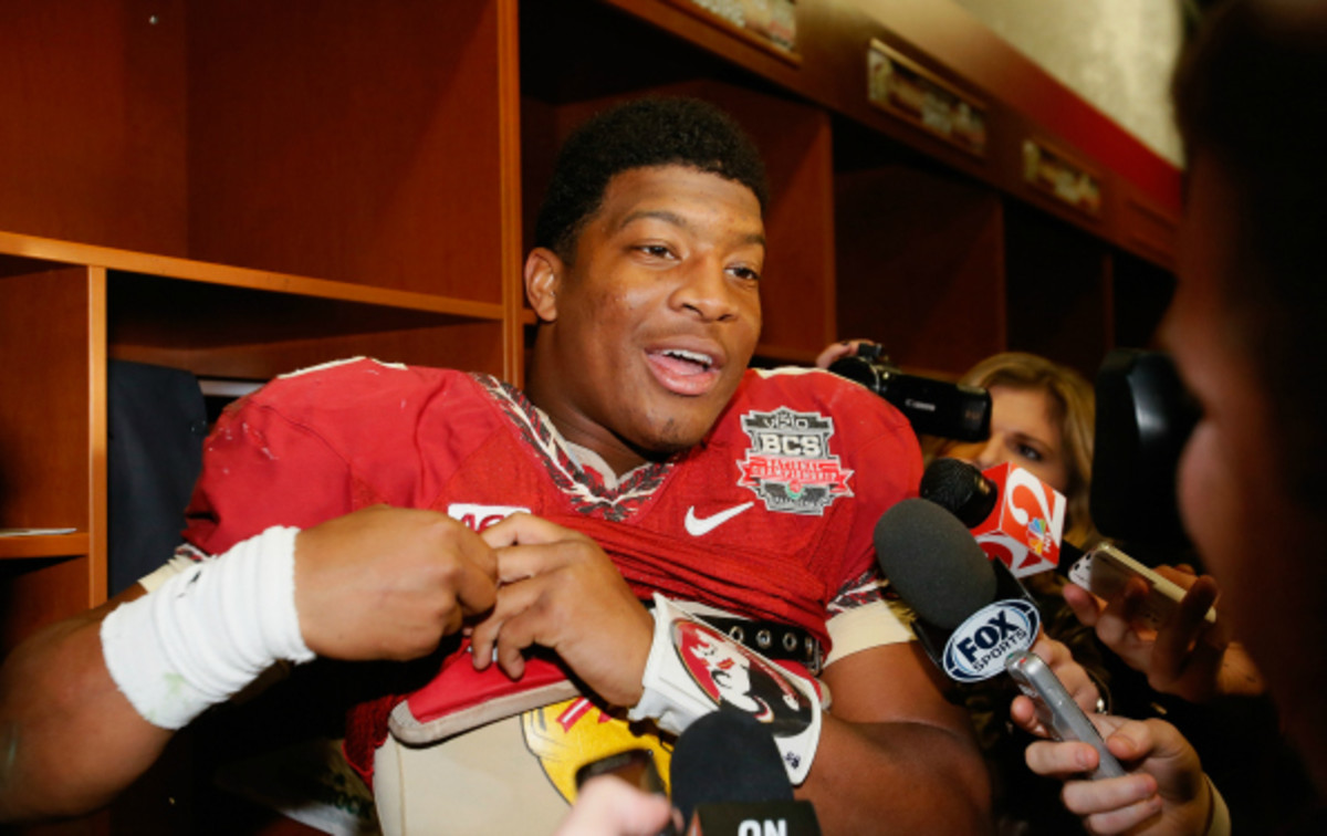 Jameis Winston led the Seminoles to a national championship in his first season at QB. (Kevin C. Cox/Getty Images)