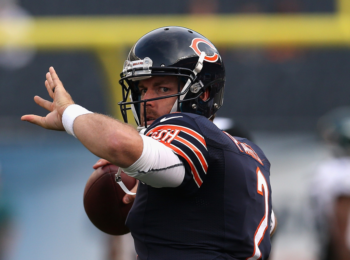 Jimmy Clausen, Jordan Palmer still competing for Chicago Bears' backup