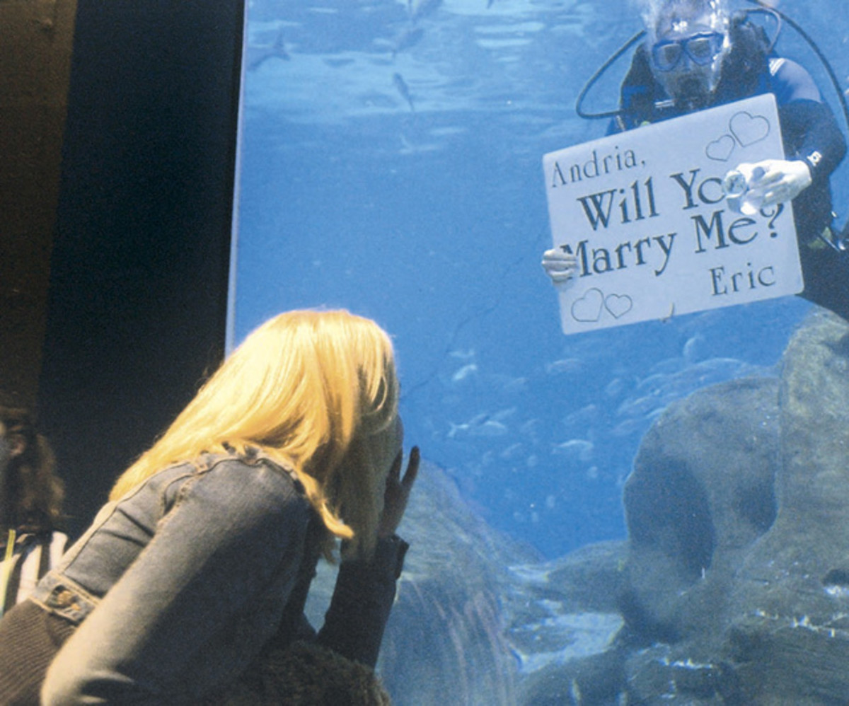 Andria Sannutti and Eric Large