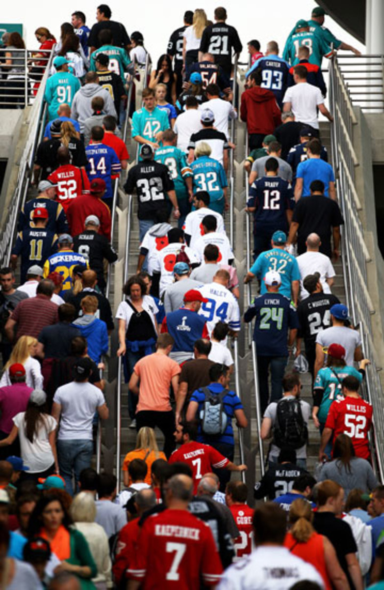 Fans of all teams show up for the games in Wembley. But can they be converted into supporters of a single club in London? (Richard Heathcote/Getty Images)