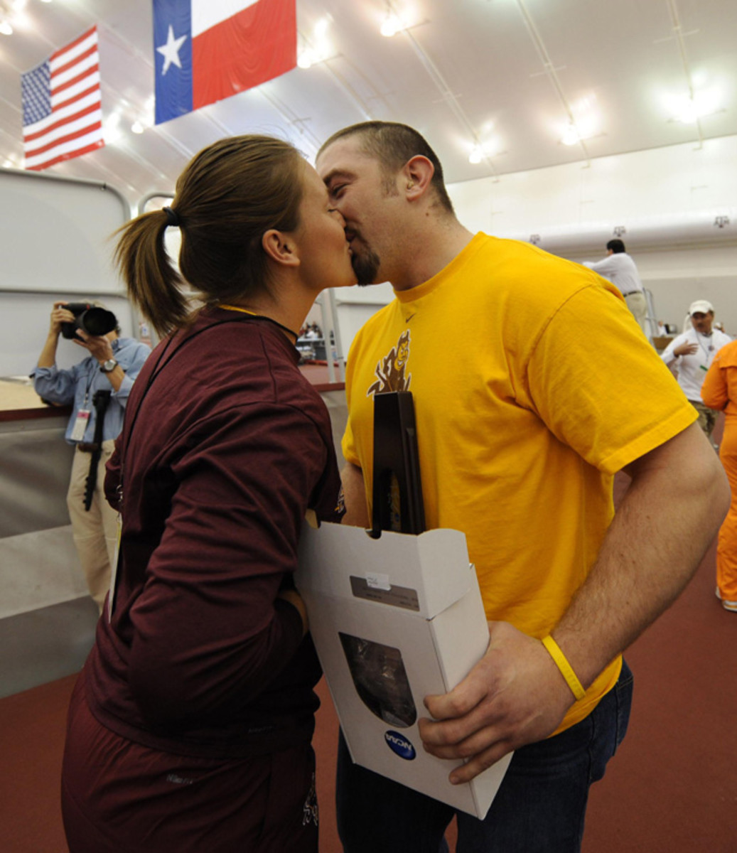 Sarah Stevens and Ross Walker