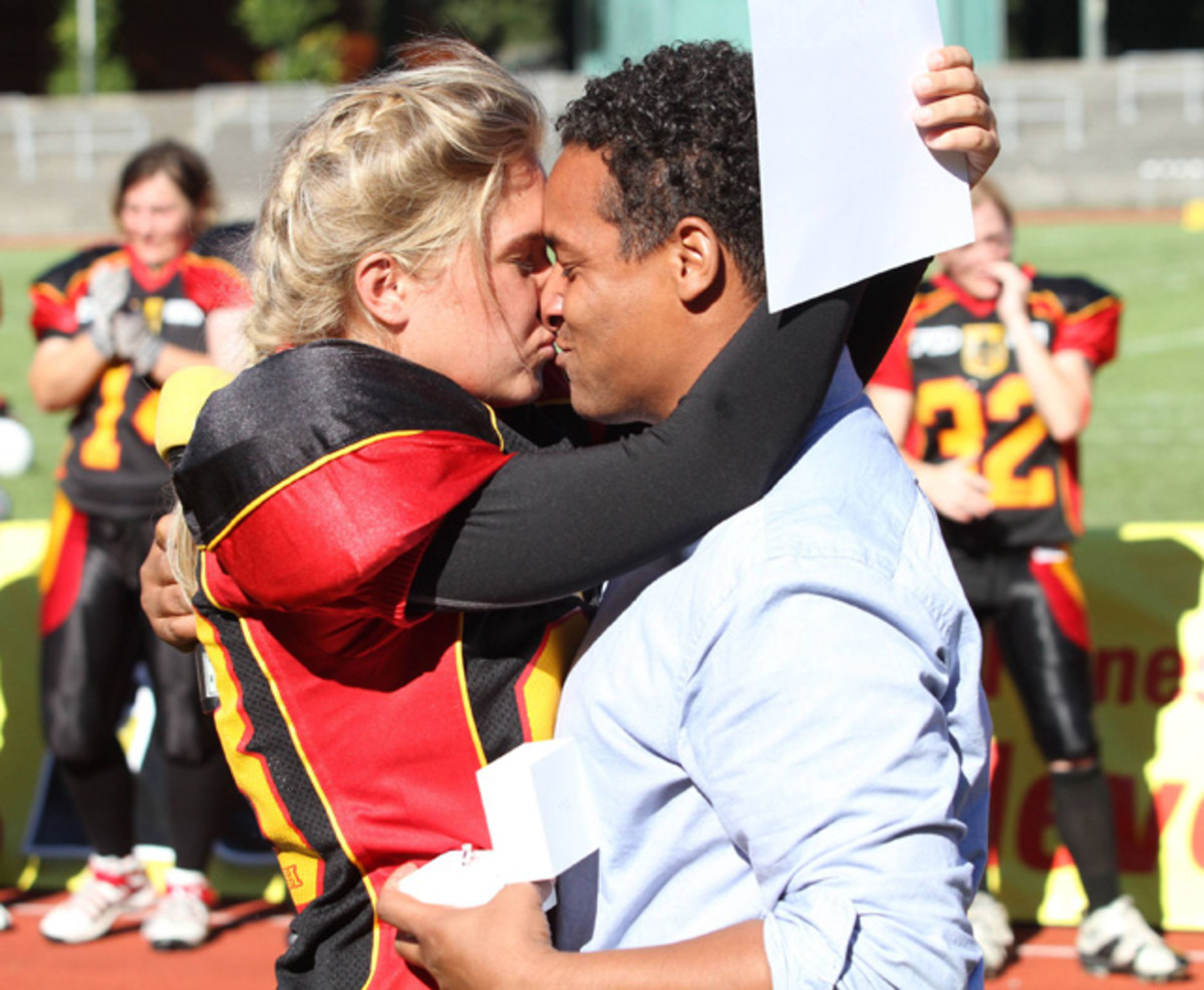 Sabrina Bauer and Christian Dje 