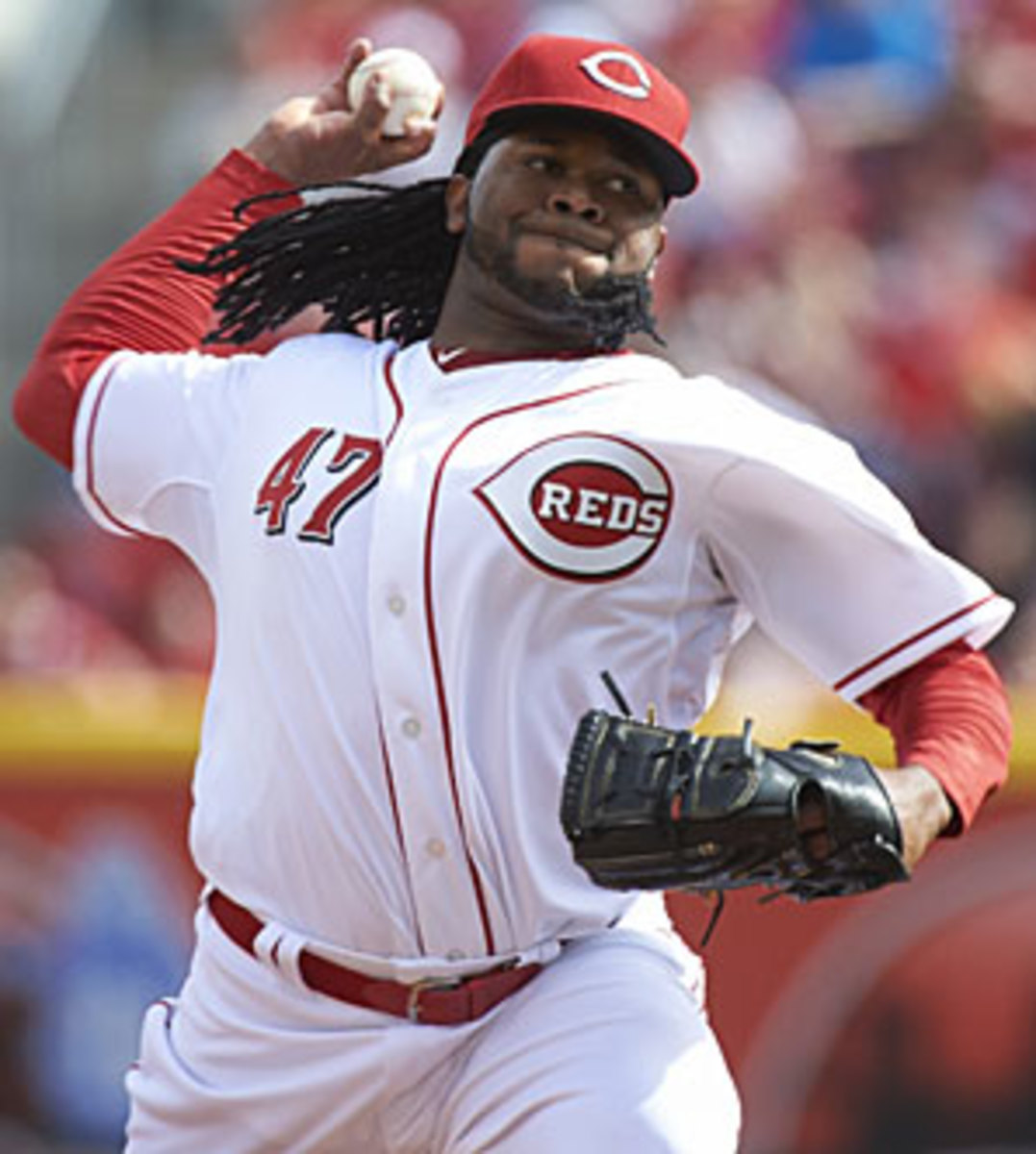 Johnny Cueto, now in his seventh season, is having a career-year across the board.