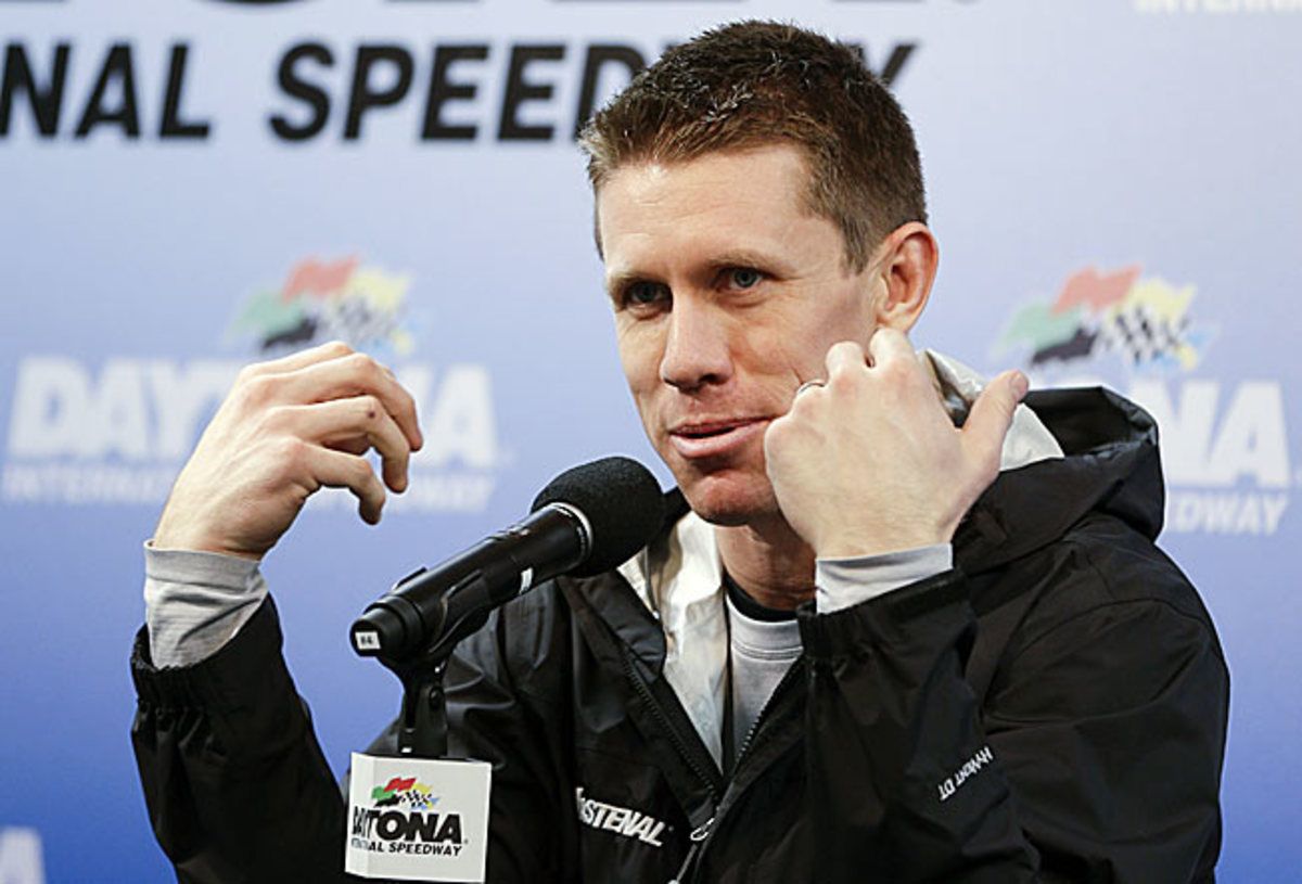 No fan of the new Chase format, Carl Edwards says he's already trying his hardest to win races.