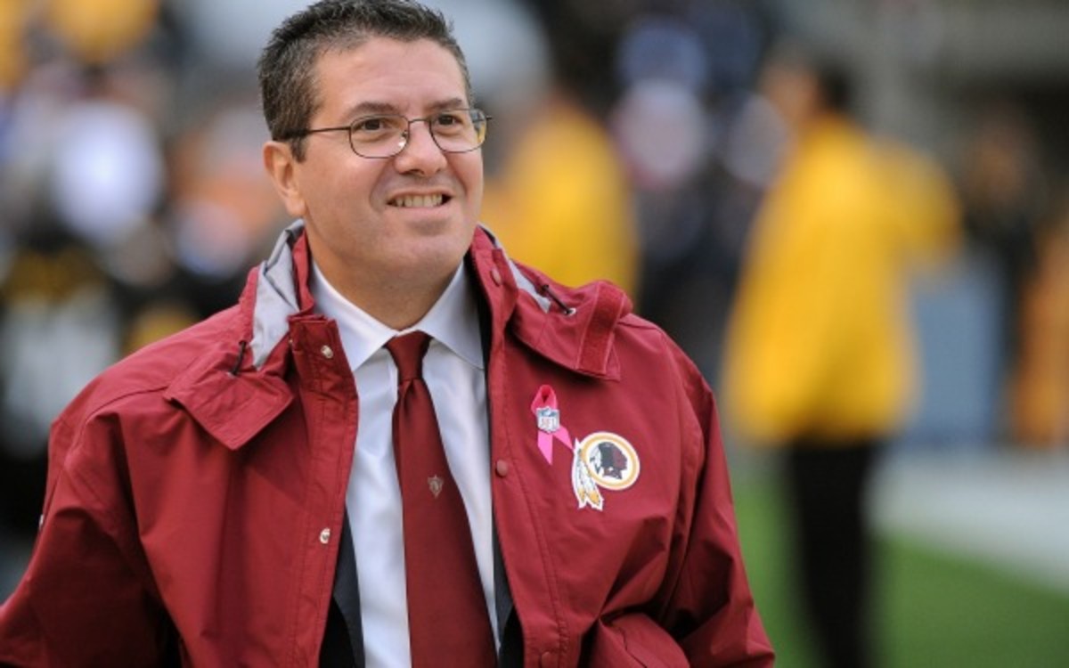 Redskins owner Daniel Snyder said he will never change the team's name despite opposition. (George Gojkovich/Getty Images)