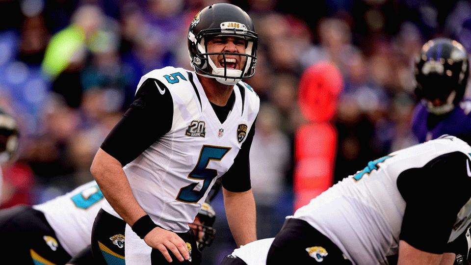 Jacksonville QB Blake Bortles to start against Tennessee Titans