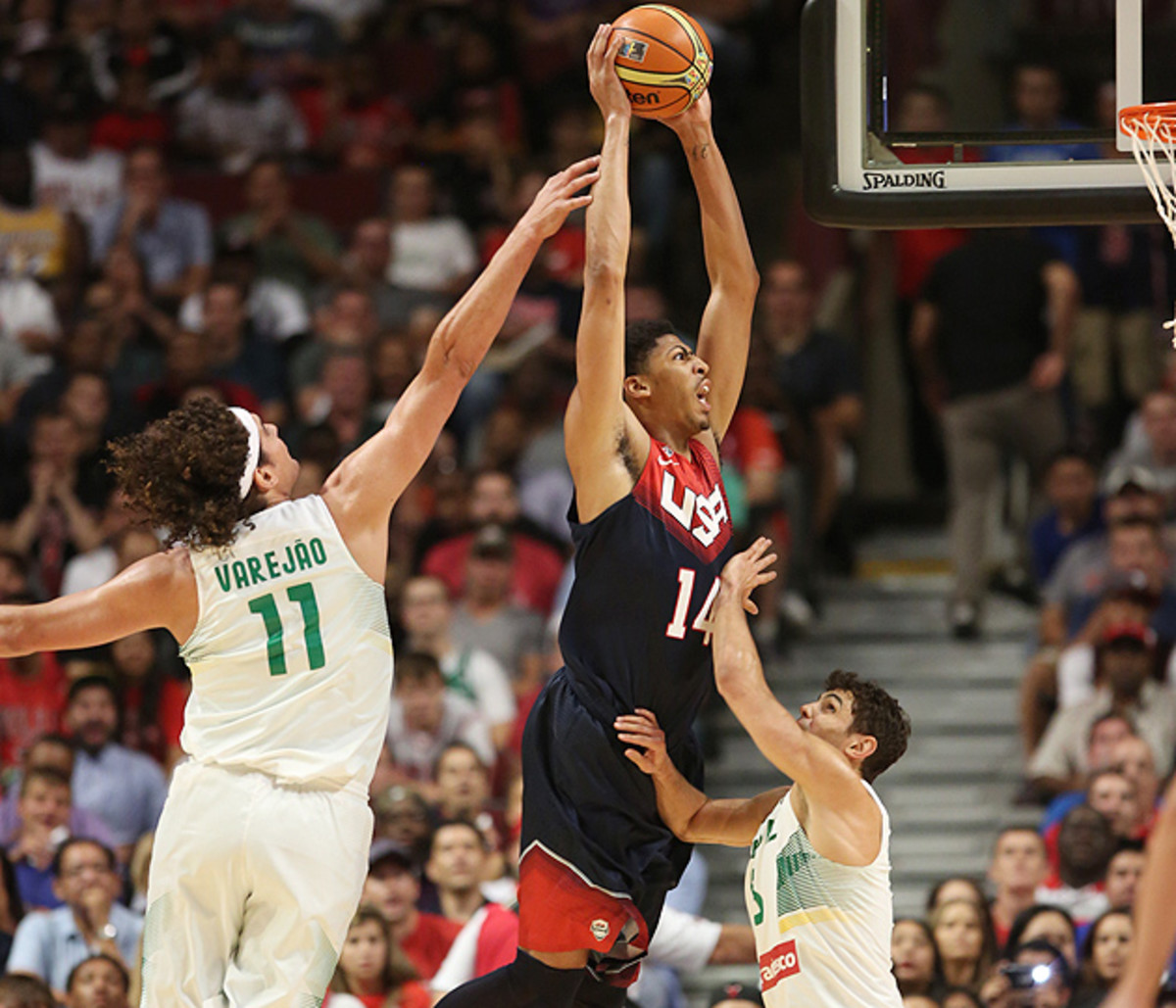 Anthony Davis USA Brazil basketball