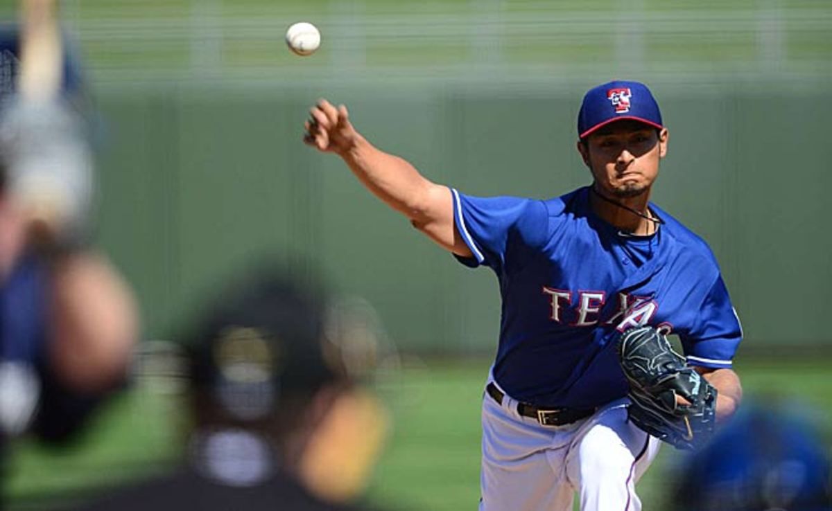 Yu Darvish's strikeout rate makes him an ideal pitcher for daily fantasy games.