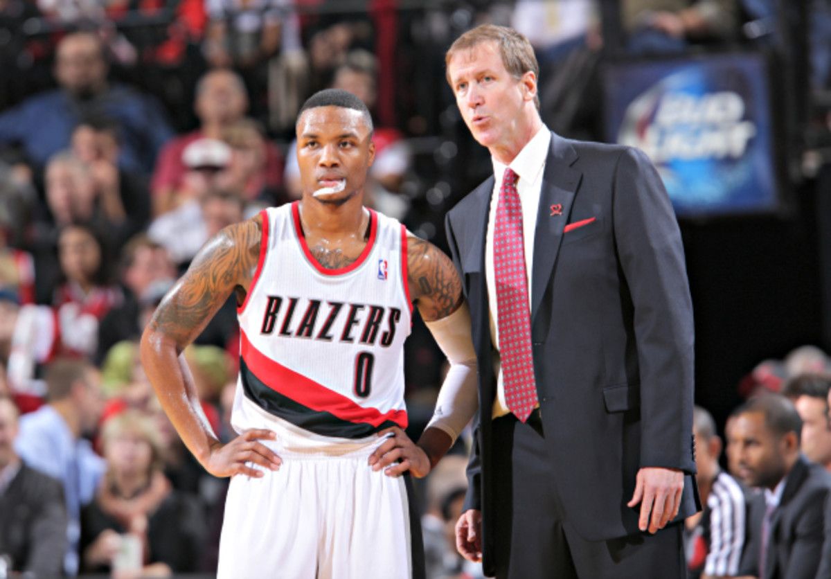 Damian Lillard had a strong 2013-14 season under head coach Terry Stotts. (Sam Forencich/NBAE via Getty Images)