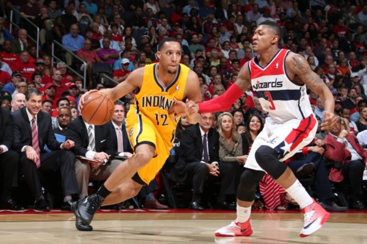 Evan Turner has provided depth for the Pacers after a deadline deal with Philadelphia. (Ned Dishman/Getty Images)