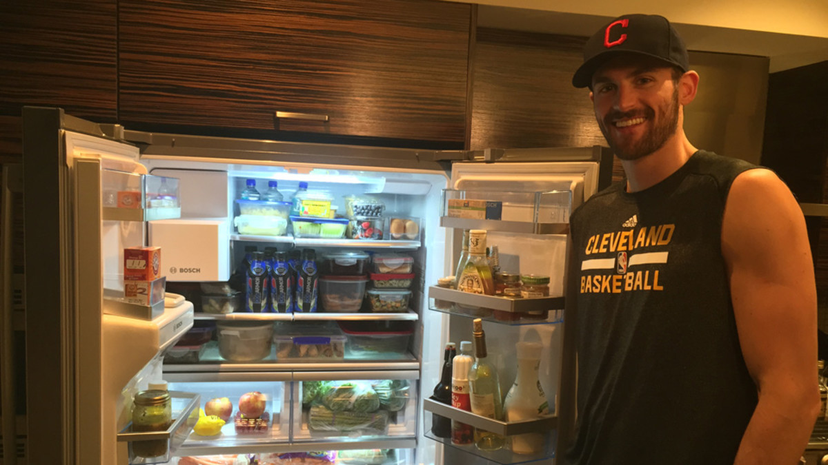 Fridge Raider Cleveland Cavaliers forward Kevin Love Sports Illustrated