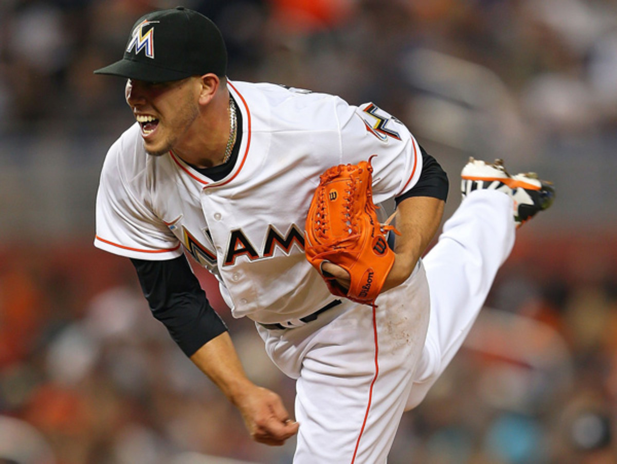Jose Fernandez is showing that his 2013 Rookie of the Year season was no fluke. (Mike Ehrmann/Getty Images)
