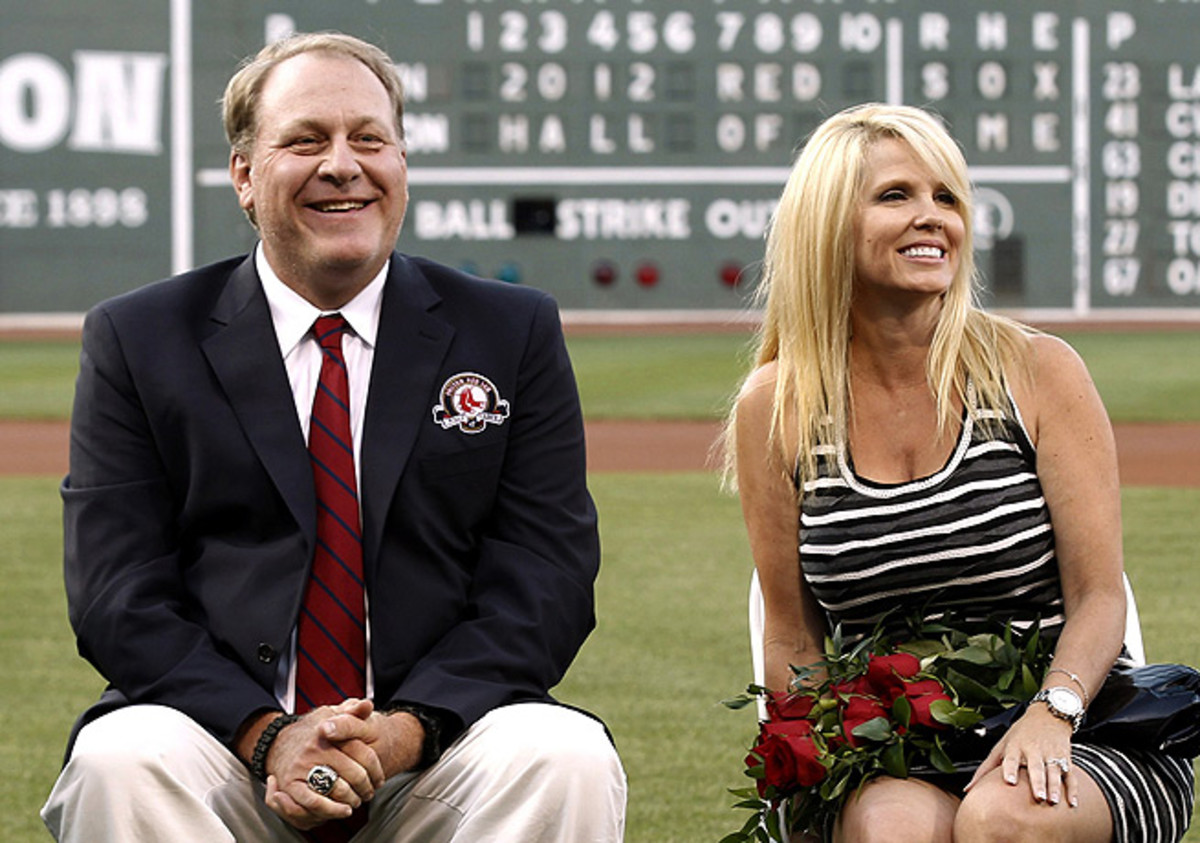 Curt Schilling, with his wife Shonda in 2012, announced that he was suffering from cancer on Feb. 5.