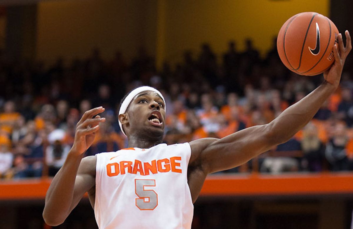 C.J. Fair played 40 minutes and scored 15 points in Syracuse's close win against Miami on Saturday.