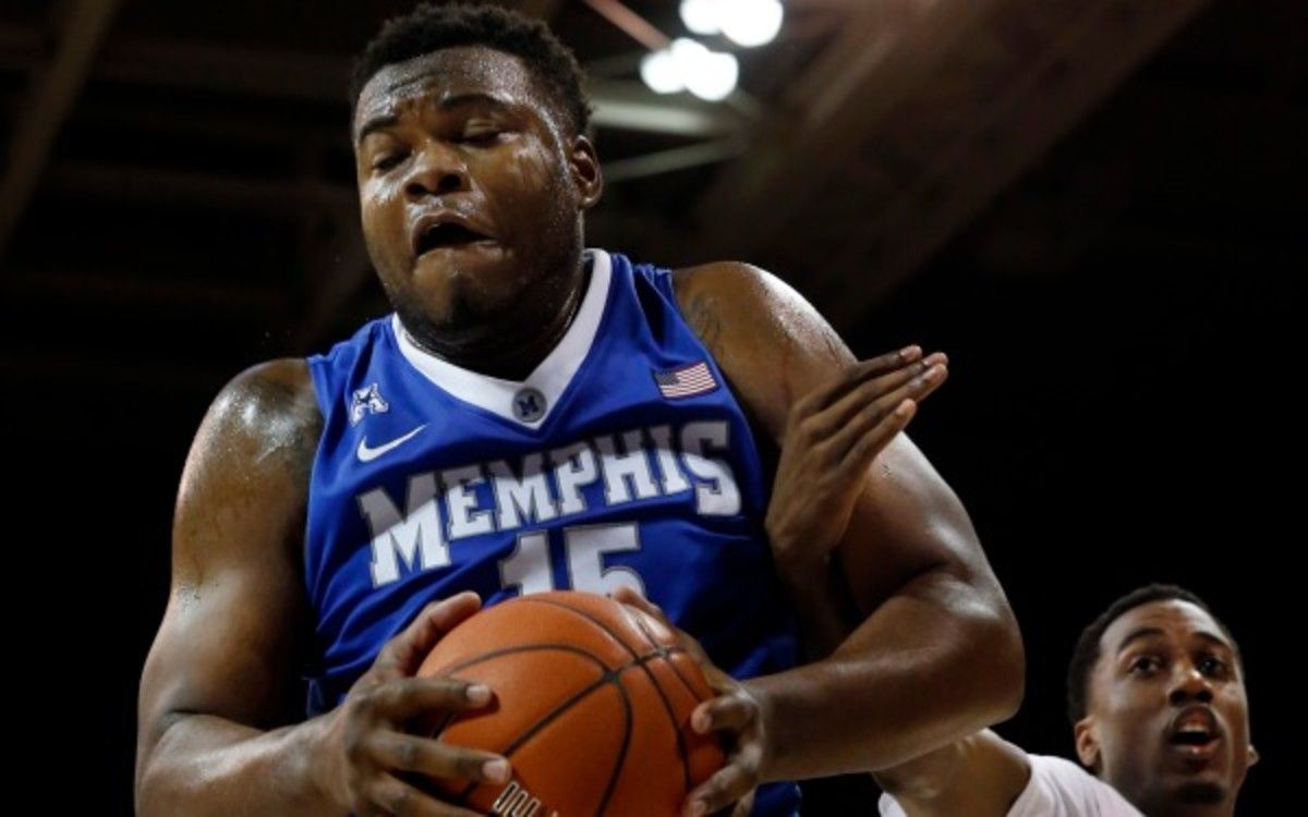 Memphis forward Dominic Woodson is averaging 2.6 points per game this season. (AP Photo/John F. Rhodes)