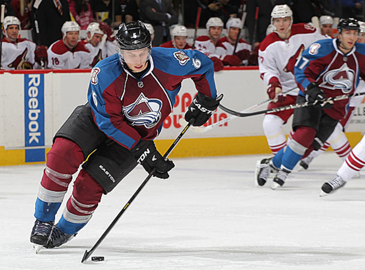 Erik Johnson of the Colorado Avalanche