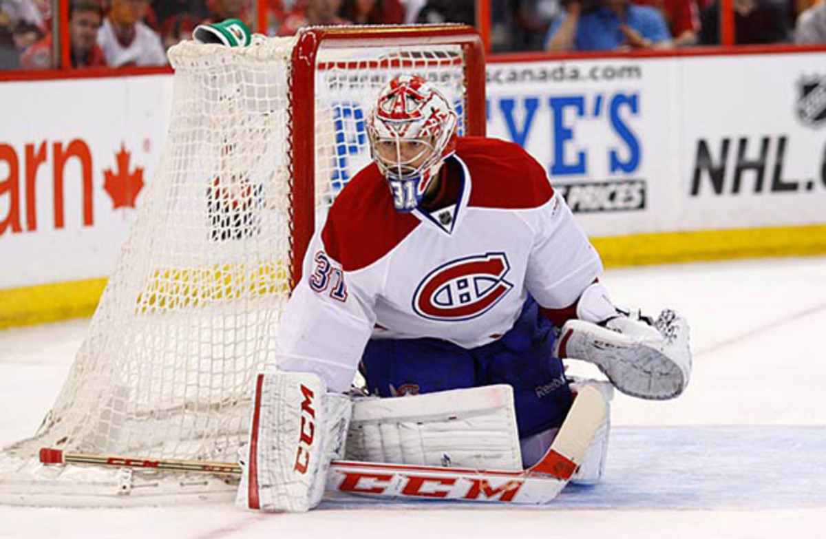 Goaltender Carey Price of the Montreal Canadiens