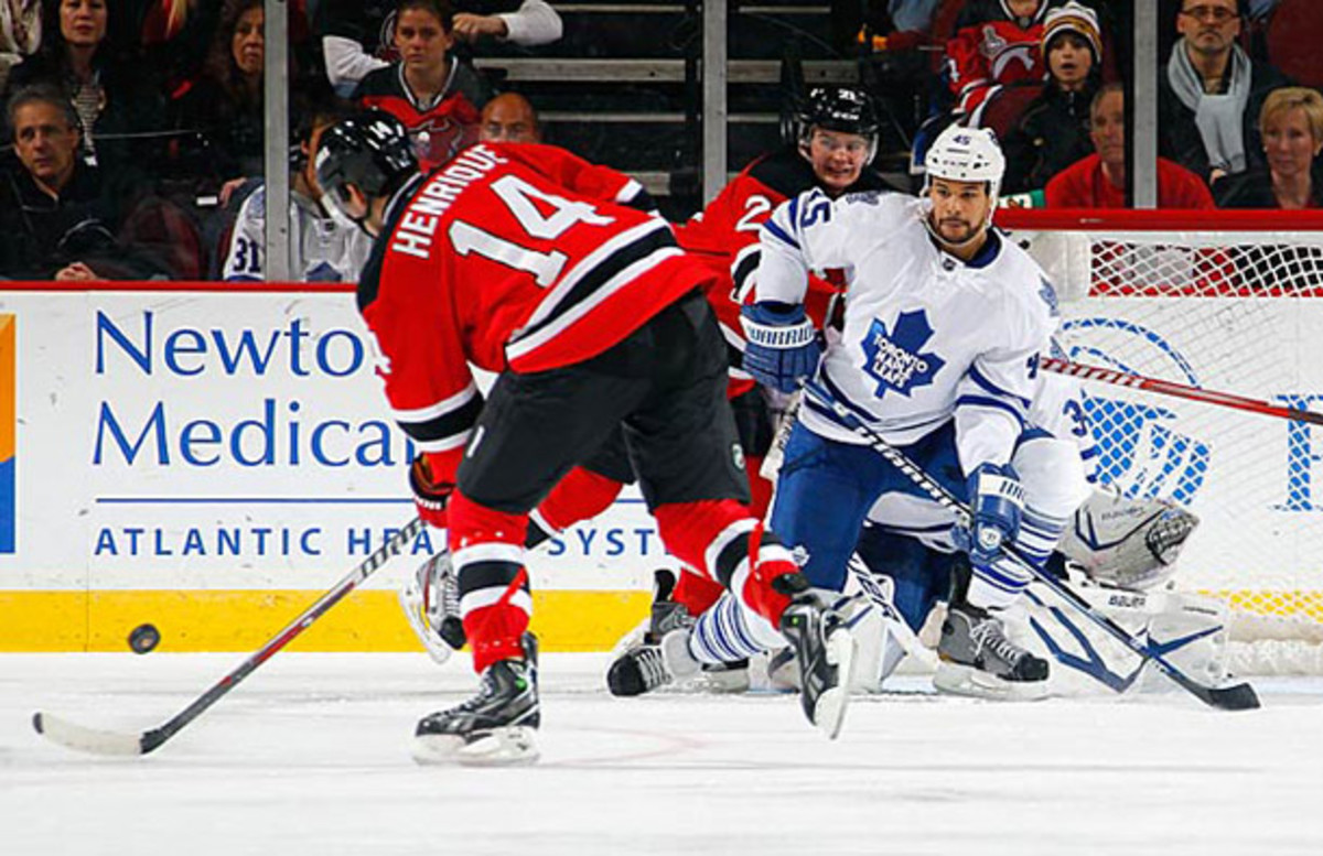 Adam Henrique of the New Jersey Devils