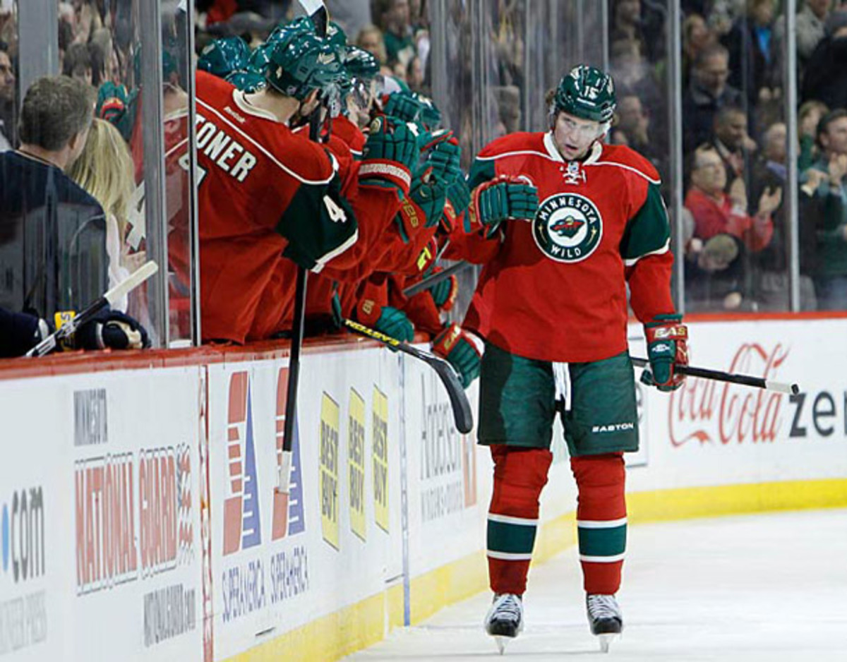 Dany Heatley of the Minnesota Wild