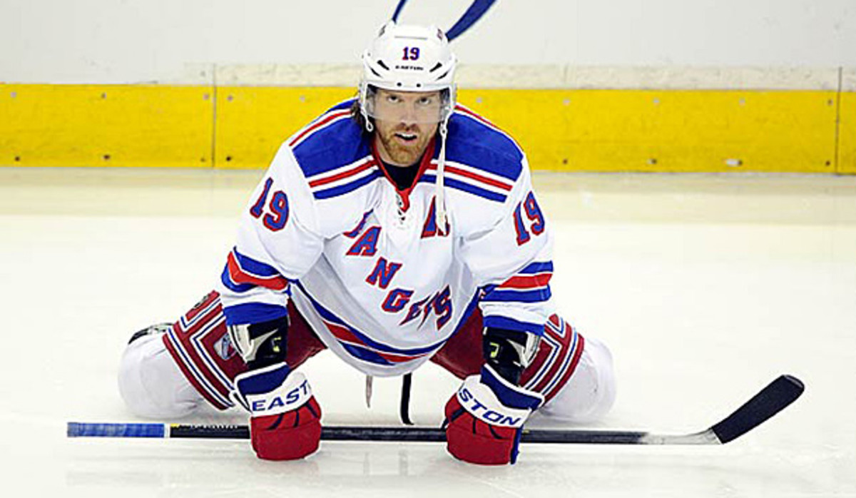 Brad Richards of the New York Rangers