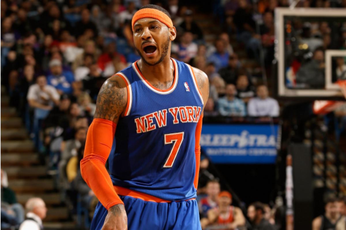 Carmelo Anthony is second in the NBA in points per game at 28.2 (Ezra Shaw/Getty Images)