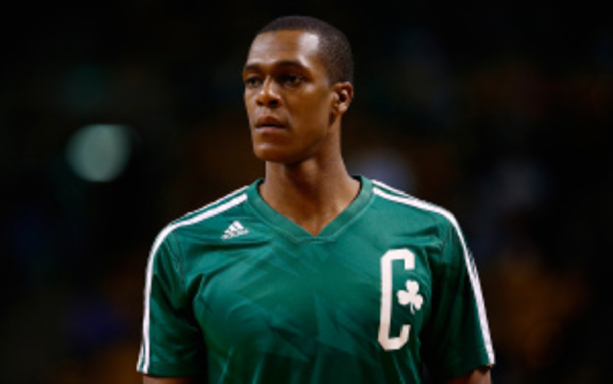 Rajon Rondo spent a few hours with the Celtics' D-League affiliate on Wednesday to simulate game scenarios ahead of his expected return on Friday against the Lakers. (Jared Wickerham/Getty Images)
