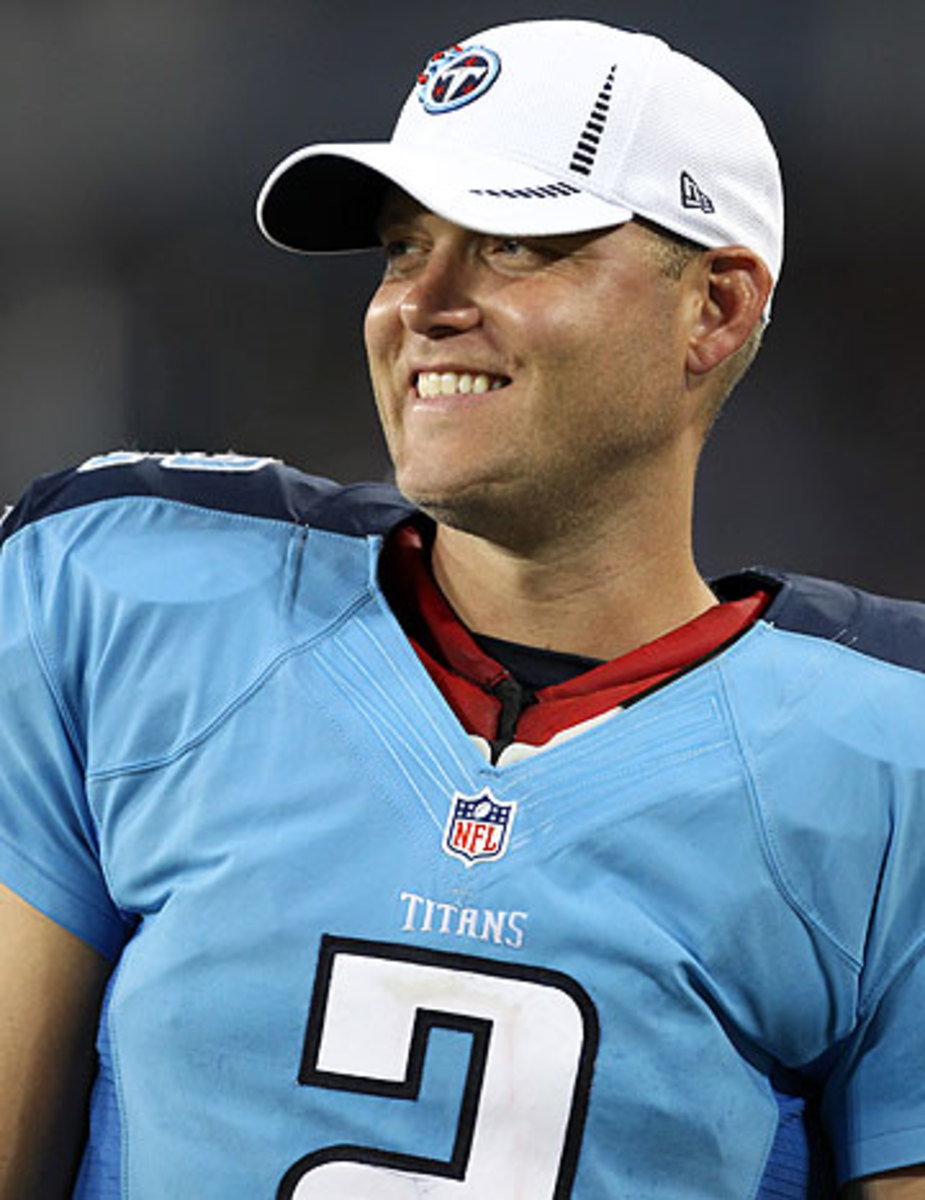 Ex-Titans kicker Rob Bironas was killed Sunday in a car accident in Nashville. (Joe Murphy/Getty Images)