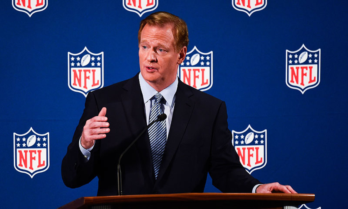 When asked about ceding disciplinary control, Roger Goodell said all options were "on the table." (Alex Goodlett/Getty Images)