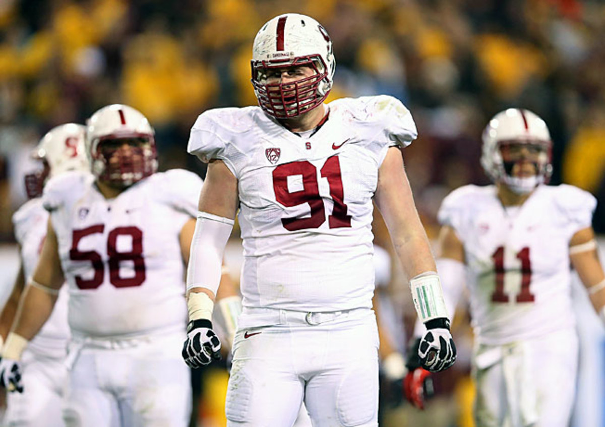 Defensive end Henry Anderson (91) could emerge as Stanford's next star pass rusher in the '14 season.