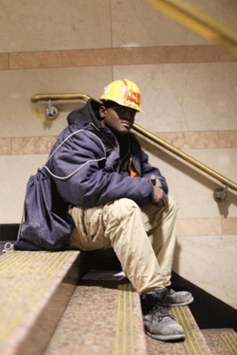 Here is the original photo that had many wondering if the person in this photo was a former NFL star or just a regular Joe.