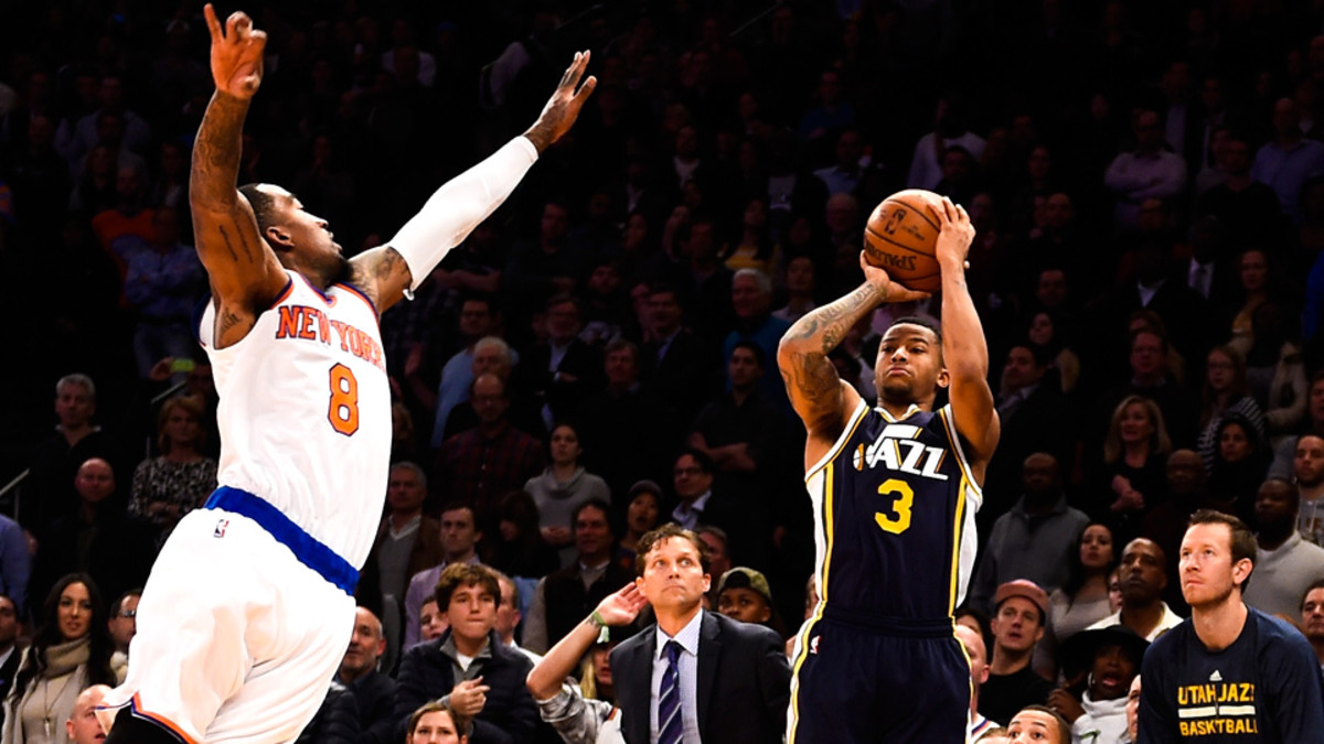 Jazz's Trey Burke hits buzzer-beating game-winner to shock Knicks ...