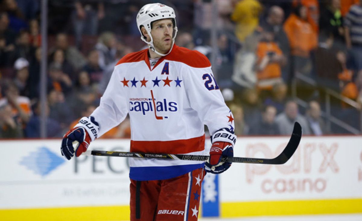 Brooks Laich racked up eight goals and 15 points in 51 games for the Capitals this season.
