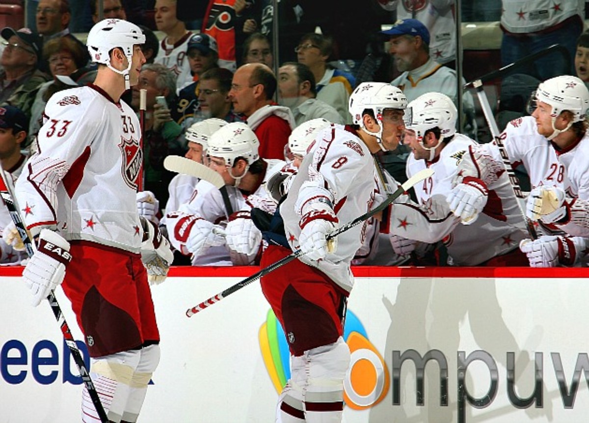 Zdeno Chara and Alex Ovechkin